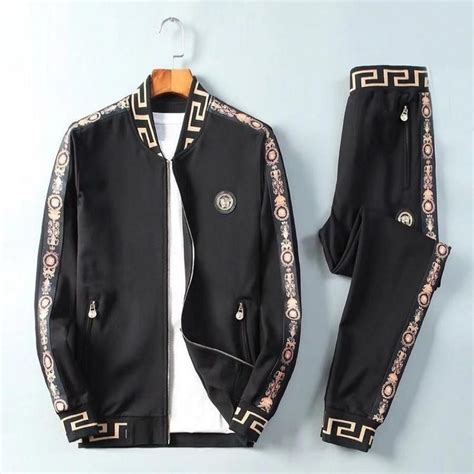 mens versace outfit|versace tracksuit men's sale.